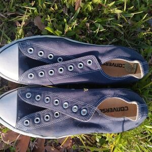 Converse Navy Blue Slip-On Sneakers